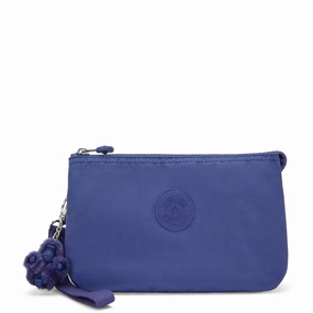 Kipling Creativity Extra Large Wristlet - Ocean Blue Secure Crossbody Bag