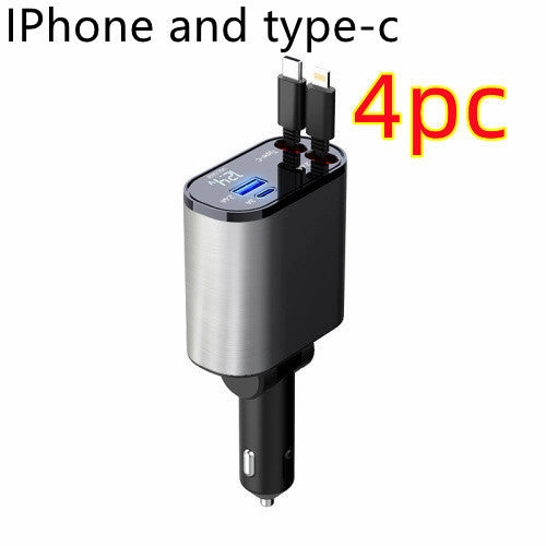 MustHave Steals Metal Car Charger 100W Super Fast Charging Usb And Type-C Adapter