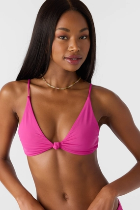 SALTWATER SOLIDS PISMO BRALETTE TOP classic women's swimwear, everyday swimwear for ladies