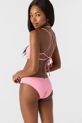 SALTWATER SOLIDS RIB BLUE LAGOON FULL BOTTOMS classic women's swimwear, everyday swimwear for ladies