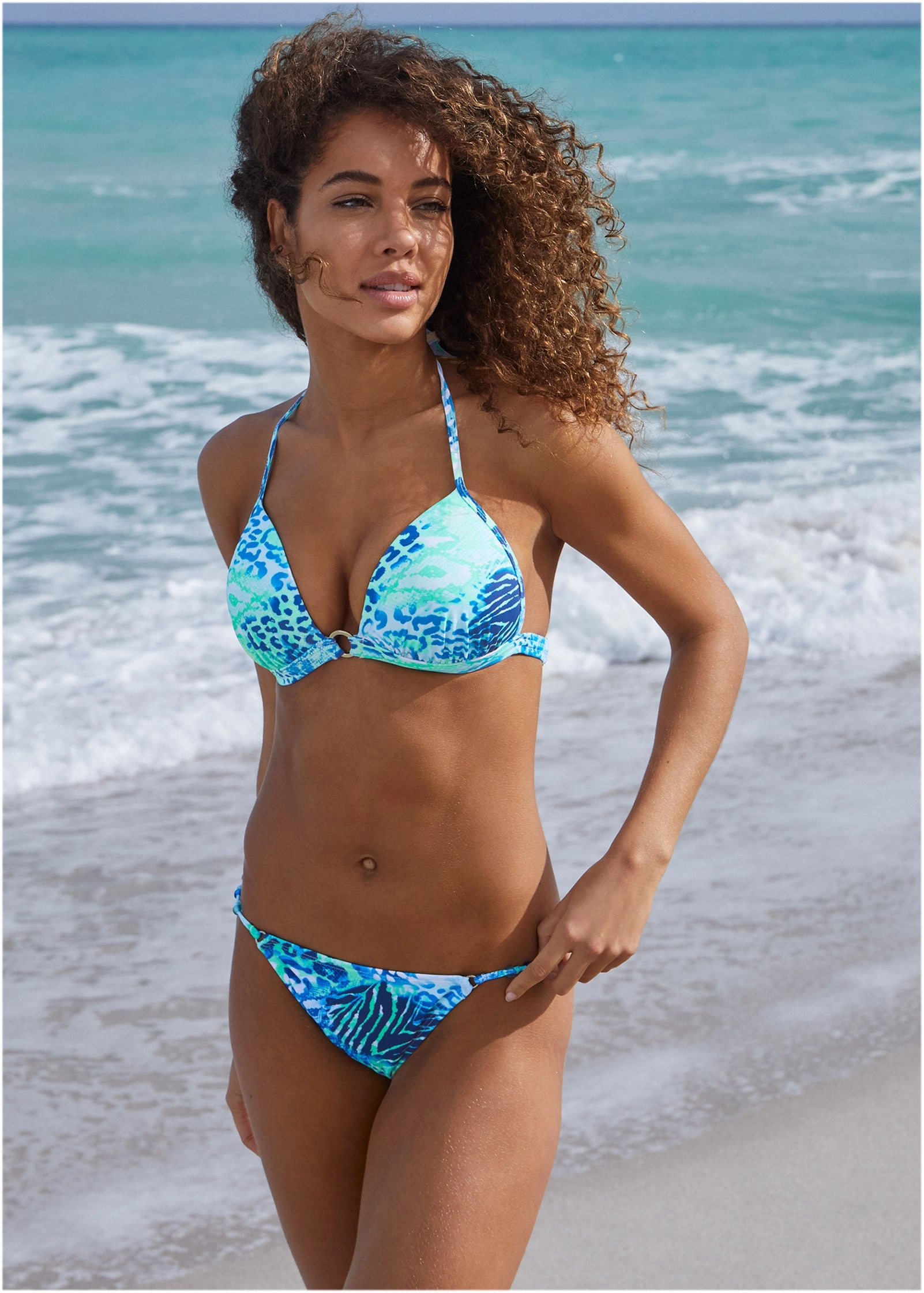 Santa Cruz Push-Up Triangle Top - Jungle Tides swimwear for all body types, comfortable womens beachwear