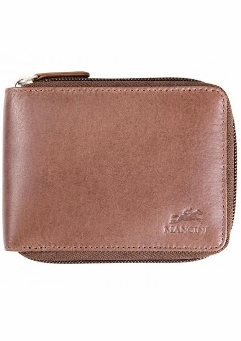 Travel Card Case Mancini Bellagio Zippered Rfid Billfold With Removable Passcase