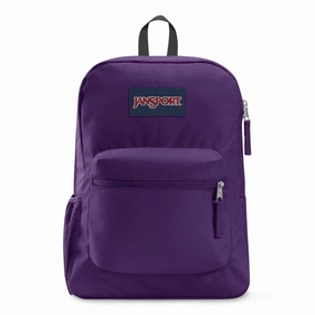Jansport Cross Town Backpack (Plain) (Sa) Outdoor Travel Bag Smart Luggage Bag