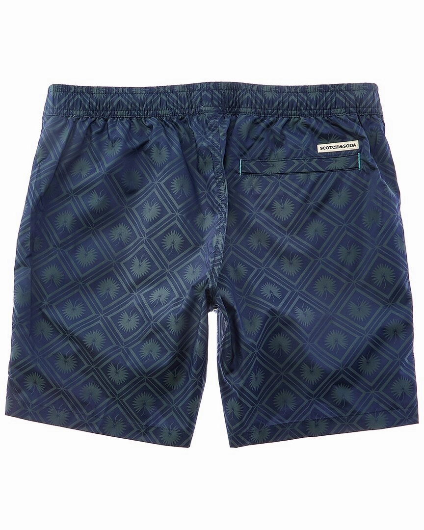 Scotch & Soda Diamond Patterned Swim Trunk