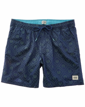 Scotch & Soda Diamond Patterned Swim Trunk mens full coverage swimwear, stylish mens swim trunks