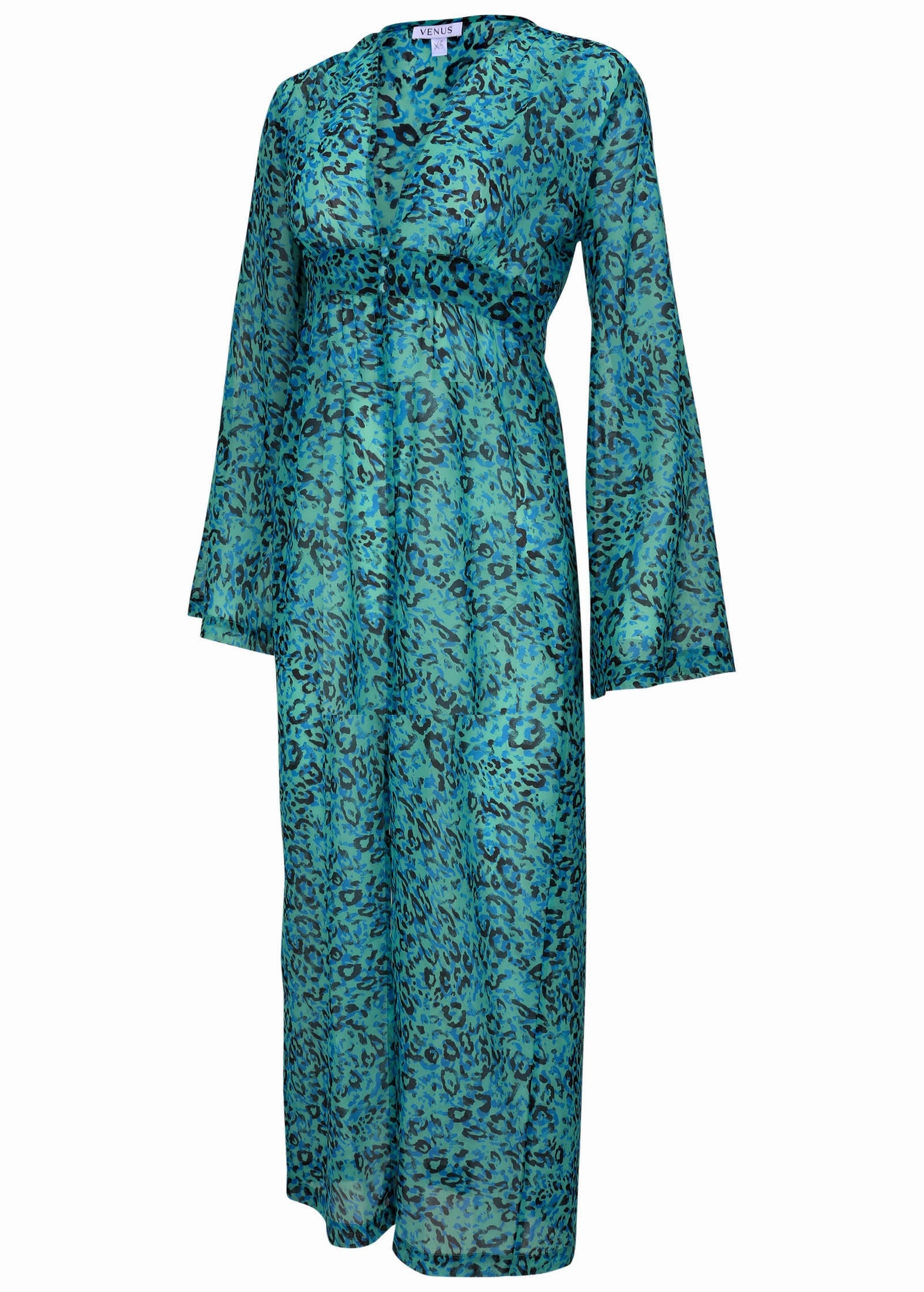 Sea Breeze Kimono Cover-Up - Ocean Animal
