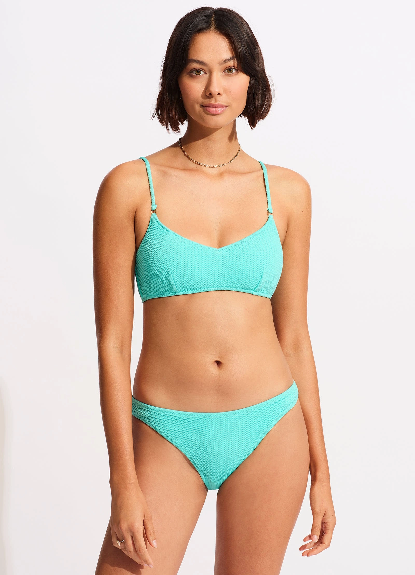 Sea Dive Bralette - Aruba Blue two-piece bikinis for women, trendy bikinis for beachwear