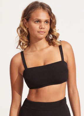 Sea Dive DD Tank Bra - Black flattering swimwear women, comfortable swimwear for women