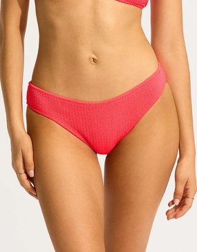 Sea Dive Hipster Bikini Pant - Snapdragon adjustable swim bottoms women, flattering bikini bottoms