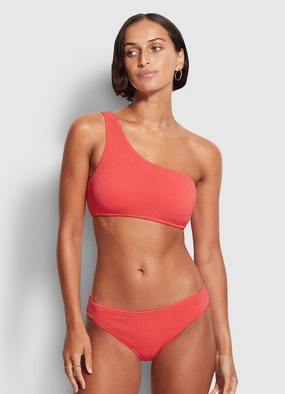 Sea Dive Hipster Pant - FiestCoral flattering swimwear women, comfortable swimwear for women