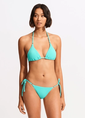 Sea Dive Tie Side Rio Pant - Aruba Blue modern womens swimwear, one piece swimsuits women