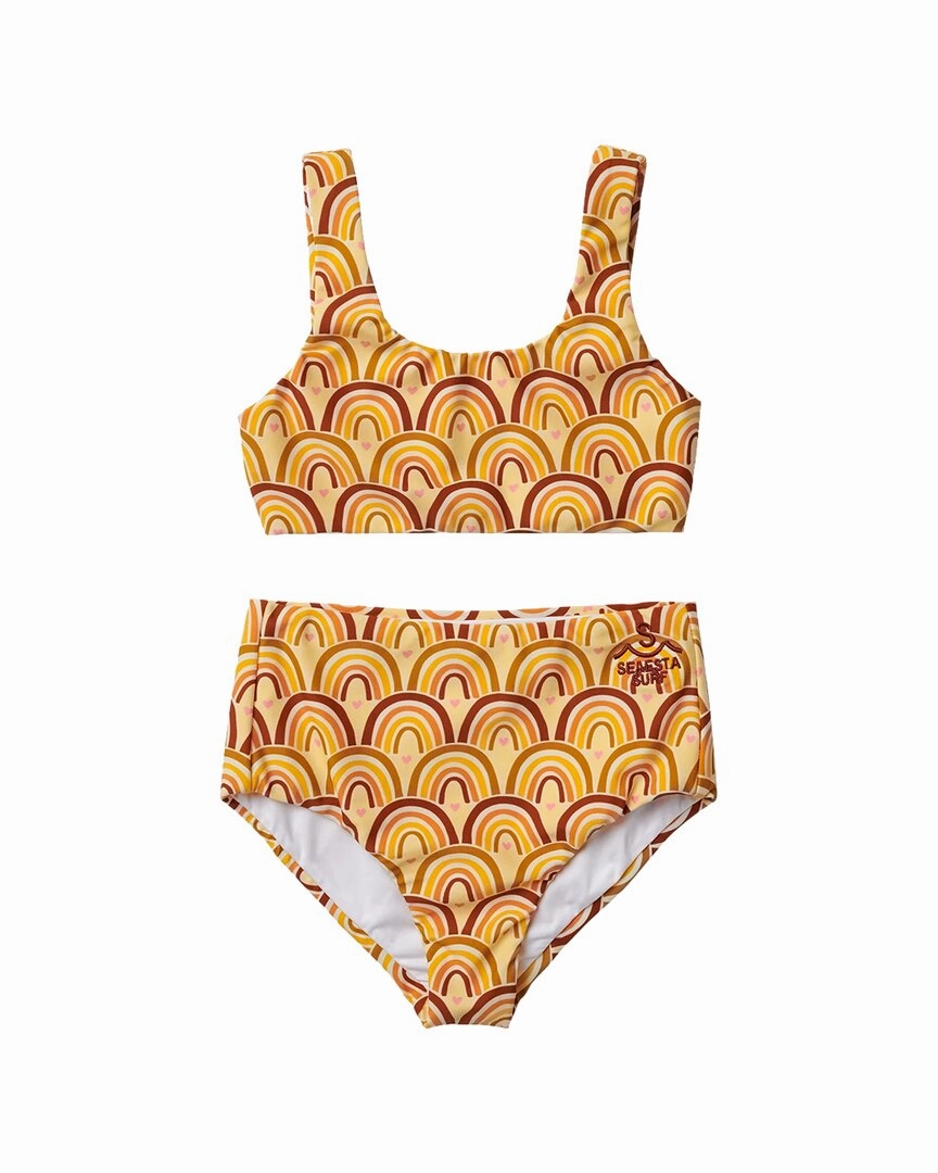 Seaesta Surf Sea Arches Retro Mango Two Piece Swimsuit cute swimsuits for teen girls, modest teen swimwear