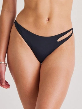 Sexy Bikini High Leg Cut Out Bikini Bottom basic swimsuits for women, durable swimwear for ladies