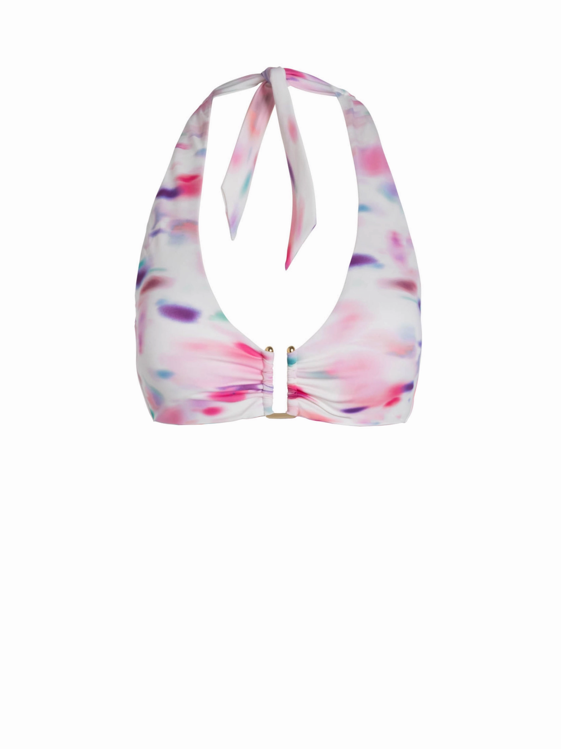 Shana Top In Hazy Ikat Ivory strapless swimwear tops, lightweight swim tops