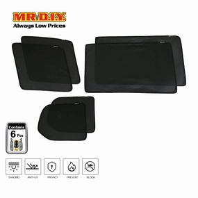 Special Steal Event Shengge Car Fit Sunshade Serena 2018 Set (6 Pieces)