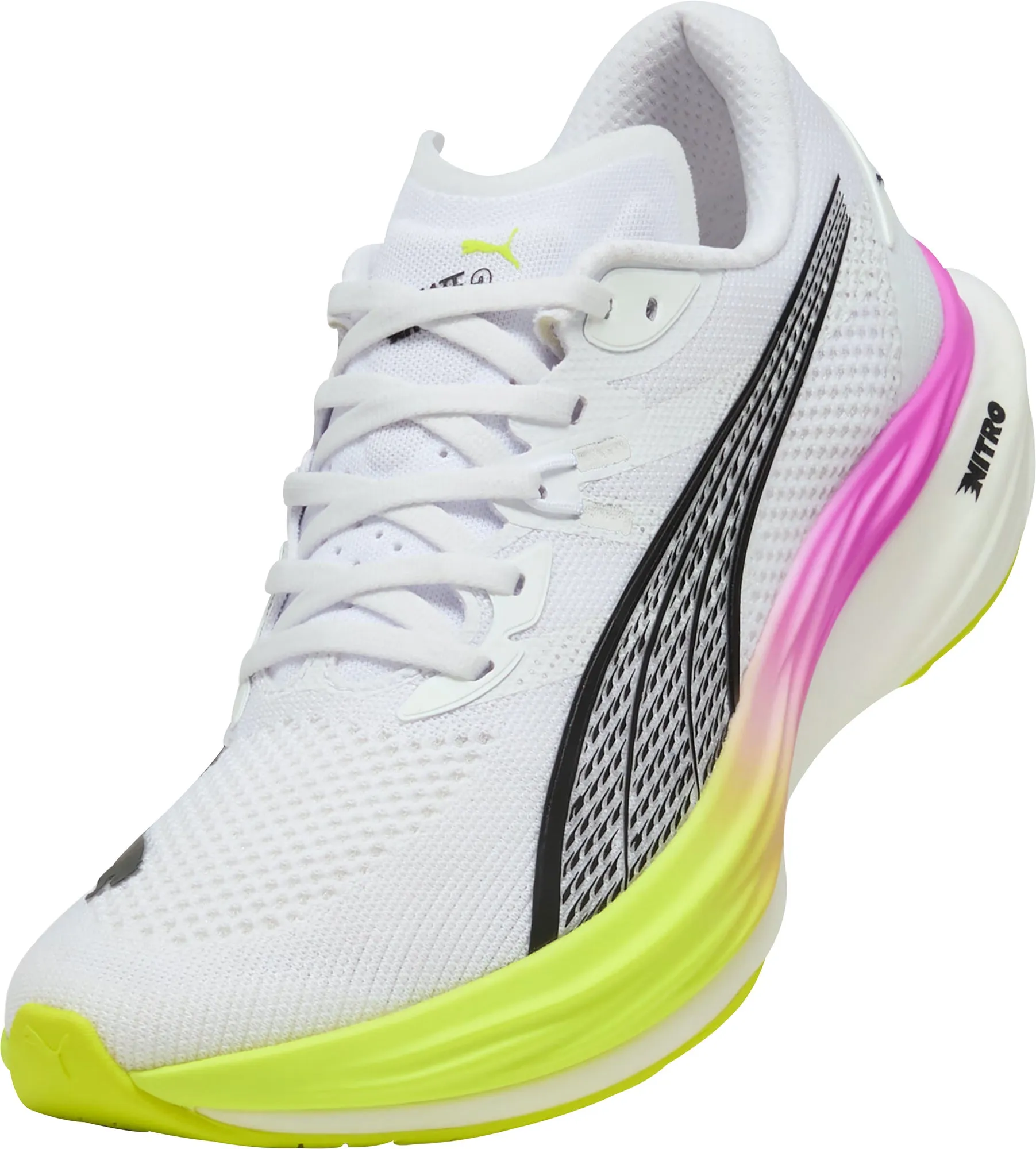 Shoes Puma Puma Deviate Nitro 3 Mens Running Shoes - White