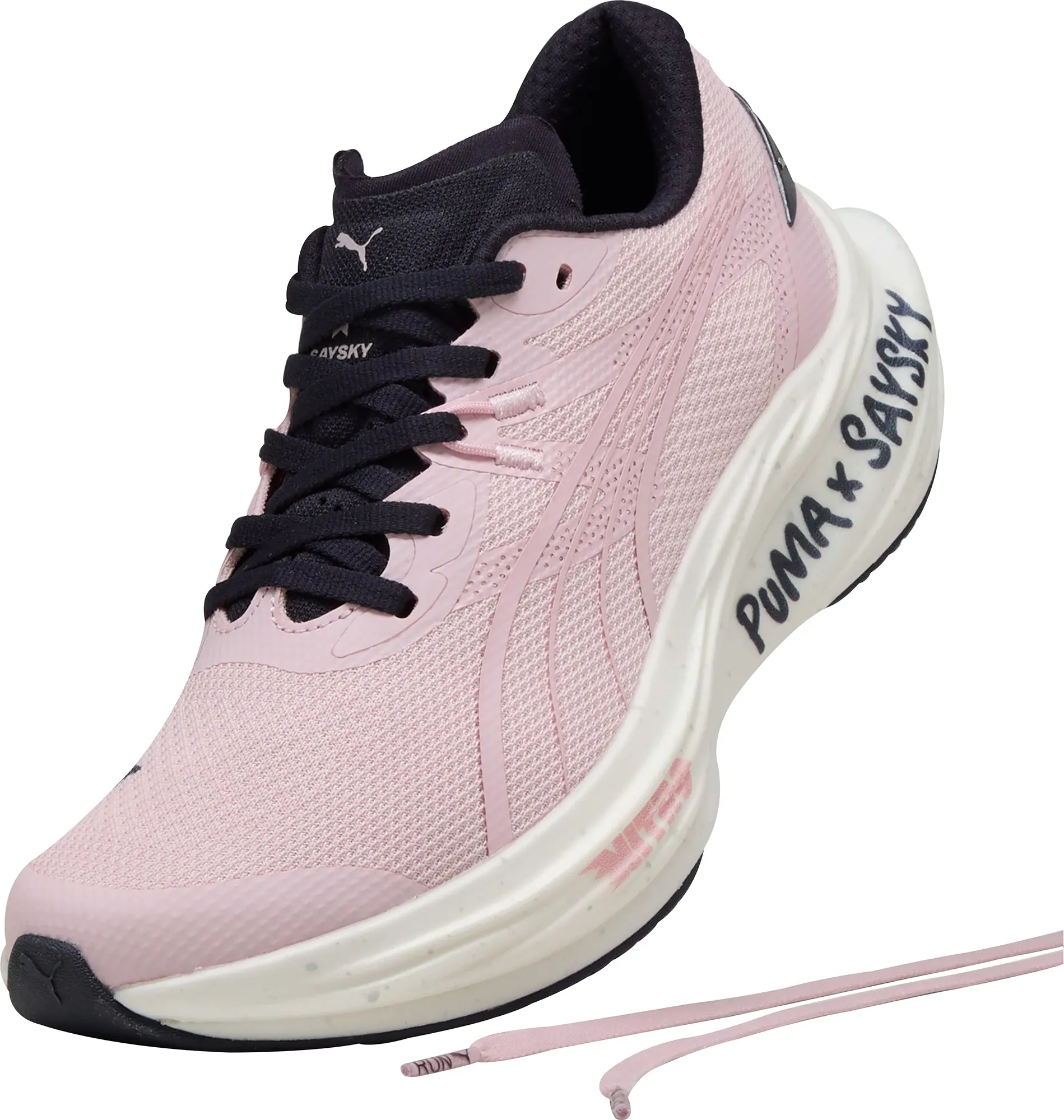 Shoes Puma Puma Deviate Nitro 3 X SAYSKY Mens Running Shoes - Pink