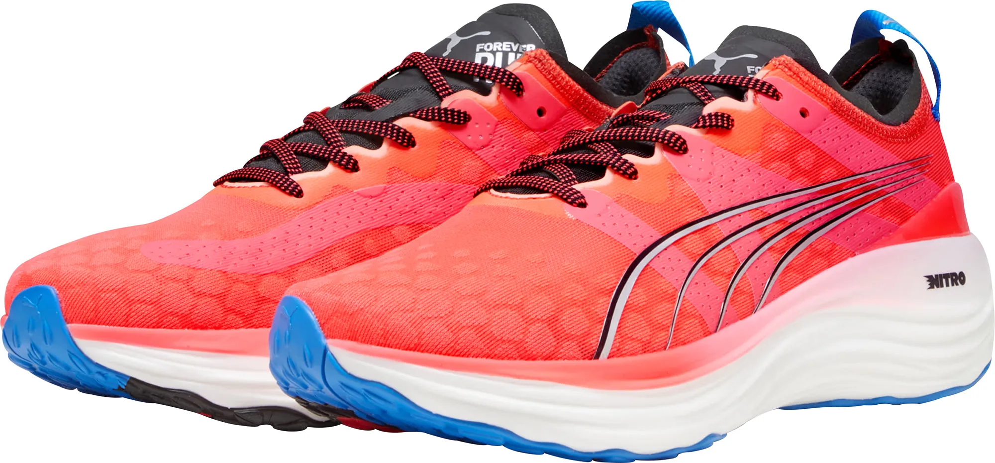 Shoes Puma Puma ForeverRun Nitro Mens Running Shoes - Red