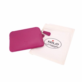 RFID Blocking Case Hidden Pocket Bag Milo - Quinn Leather Anti-Rfid Cardholder