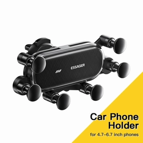 Gravity  Air Vent Clip Car Phone Holder Dont Wait Save
