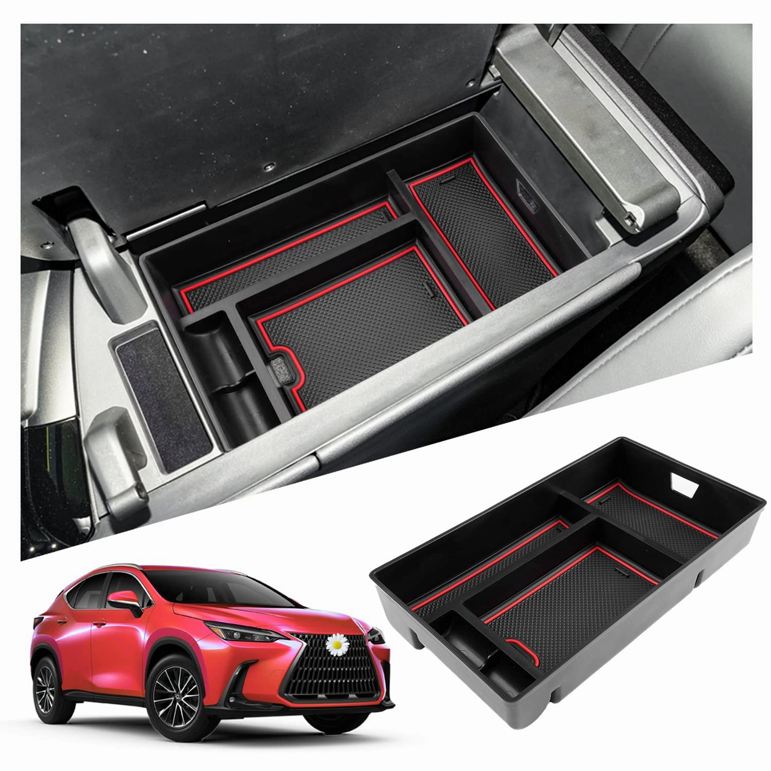 Instant Deal Today MustHave Steals For Lexus Nx Console Organizer Tray 2022 