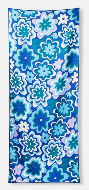 Nomadix Original Towel - Groovy Flowers Blue Green Deal of the Day Steal the Deal Now