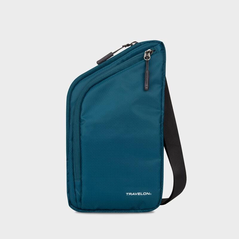 RFID Blocking Case Travelon World Travel Essentials Slim Crossbody Bag