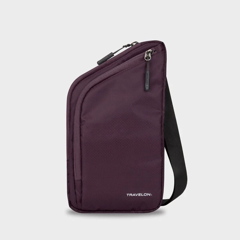 Secure Travel Case Pouch RFID Wallet Case Travelon World Travel Essentials Slim Crossbody Bag