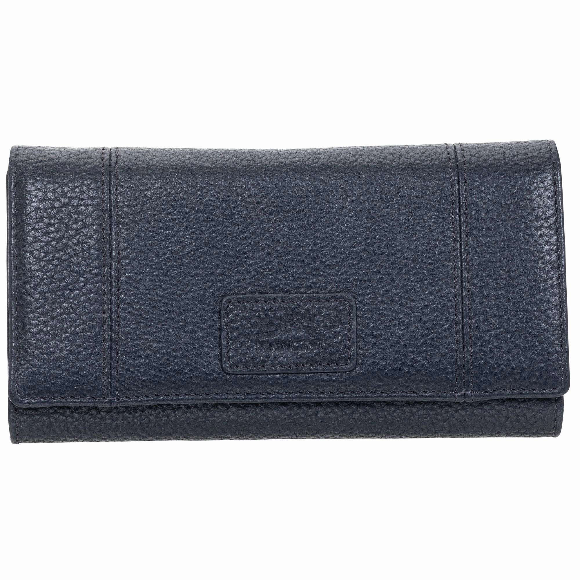 Anti-Theft Zip Wallet Mancini Pebble Rfid Trifold Wallet