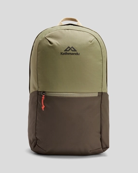 Multi-Purpose Travel Bag Axon Everyday Backpack - 18L - Beech/Dark Moss