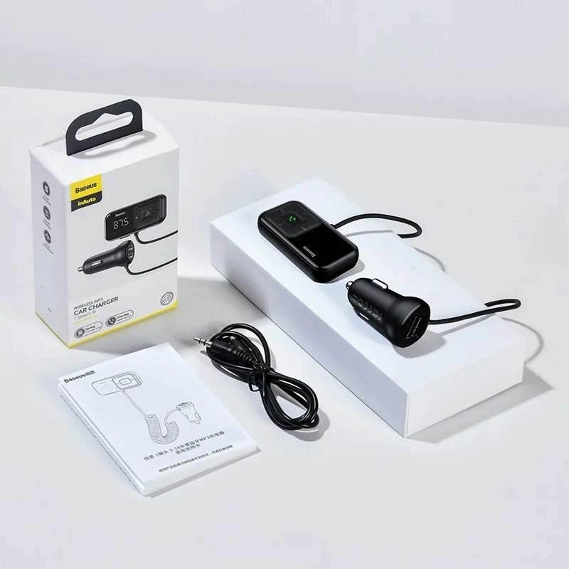 Car Fm Transmitter Bluetooth-Compatible 5.0 Usb Car Charger Clearance Steal Today
