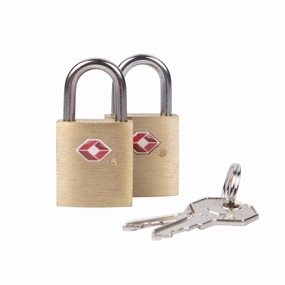 Flash Sale Now Today Only Offer Travelon Set Of 2 Tsa Accepted Padlocks - Brass