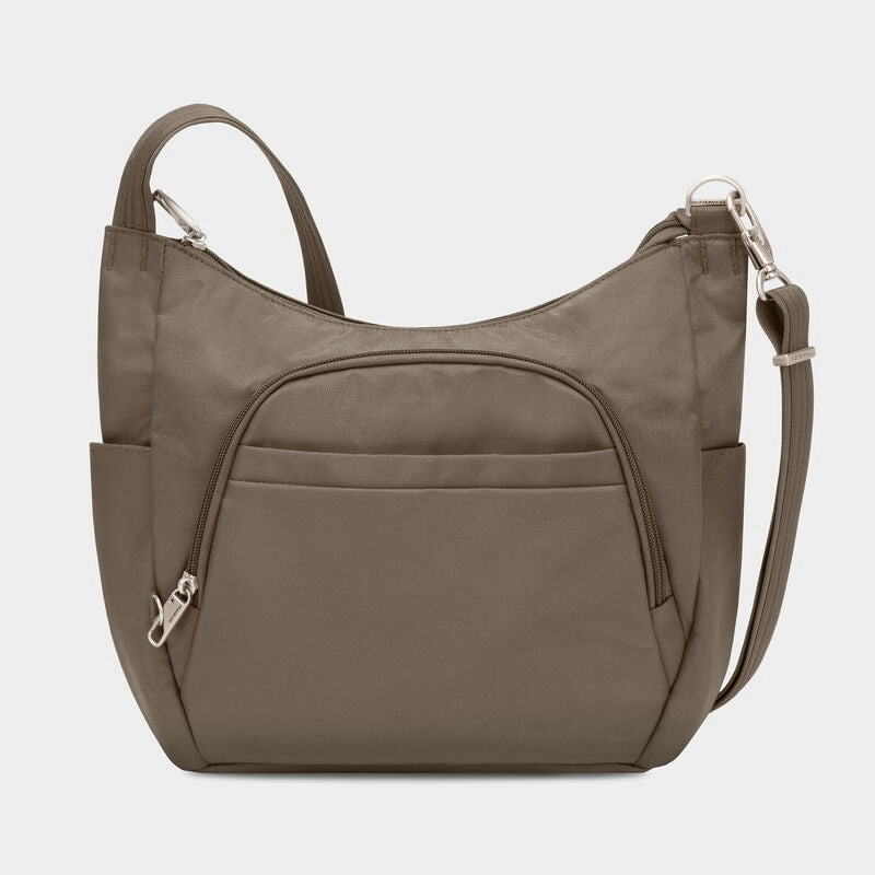RFID Safe Pouch Travelon Anti-Theft Classic Crossbody Bucket Bag (Rfid Blocking)