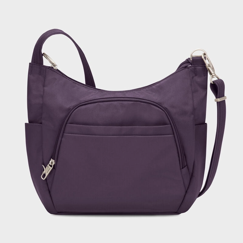 Travelon Anti-Theft Classic Crossbody Bucket Bag (Rfid Blocking) Secure Wallet
