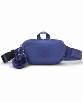 Kipling Alys Waist Pack - Ocean Blue Luxury Travel Bag Eco-Friendly Travel Bag