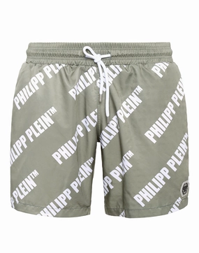 Short Swim Boxer Philipp Plein TM mens beach swimwear, quick dry mens swimsuits