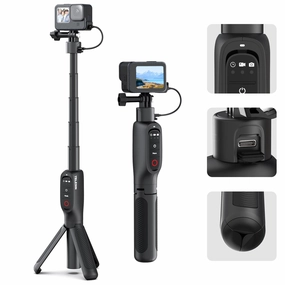 Perfect Gift Offer Last Chance Steal Shorty Rechargeable Selfie Stick