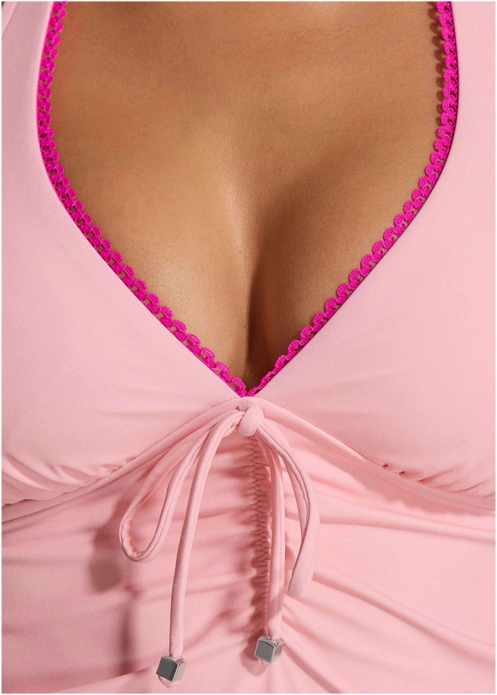 Sicily Halter Tankini - Almond Blossom