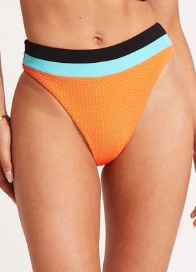 Slice Of Splice High Waisted Bikini Bottom - Tango high waist bikinis women, cheeky cut bikinis for women
