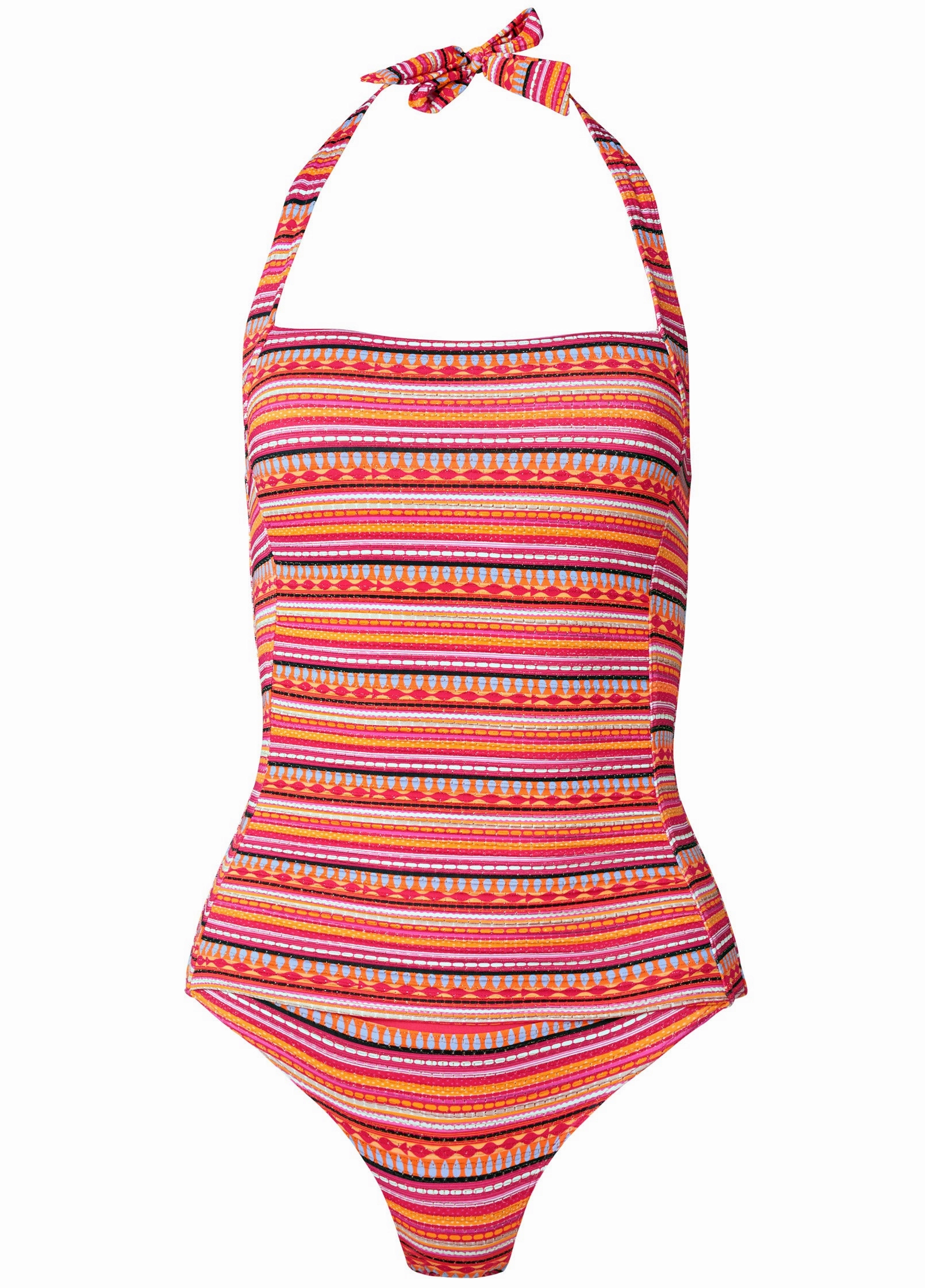 Slimming One-Piece - Sunrise Stripes