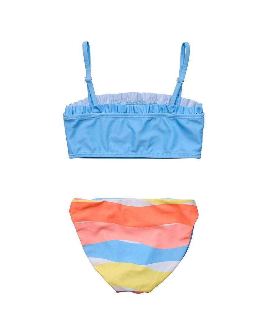 Snapper Rock Good Vibes Frilled Bandeau Bikini