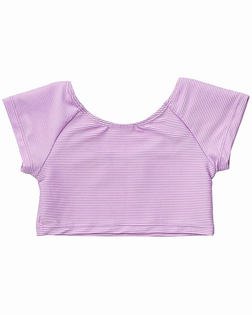 Snapper Rock Rib Crop Rash Top