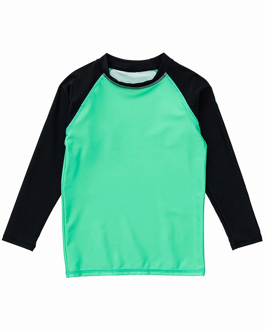Snapper Rock Sustainable Rash Top cute swimsuits for teen girls, modest teen swimwear