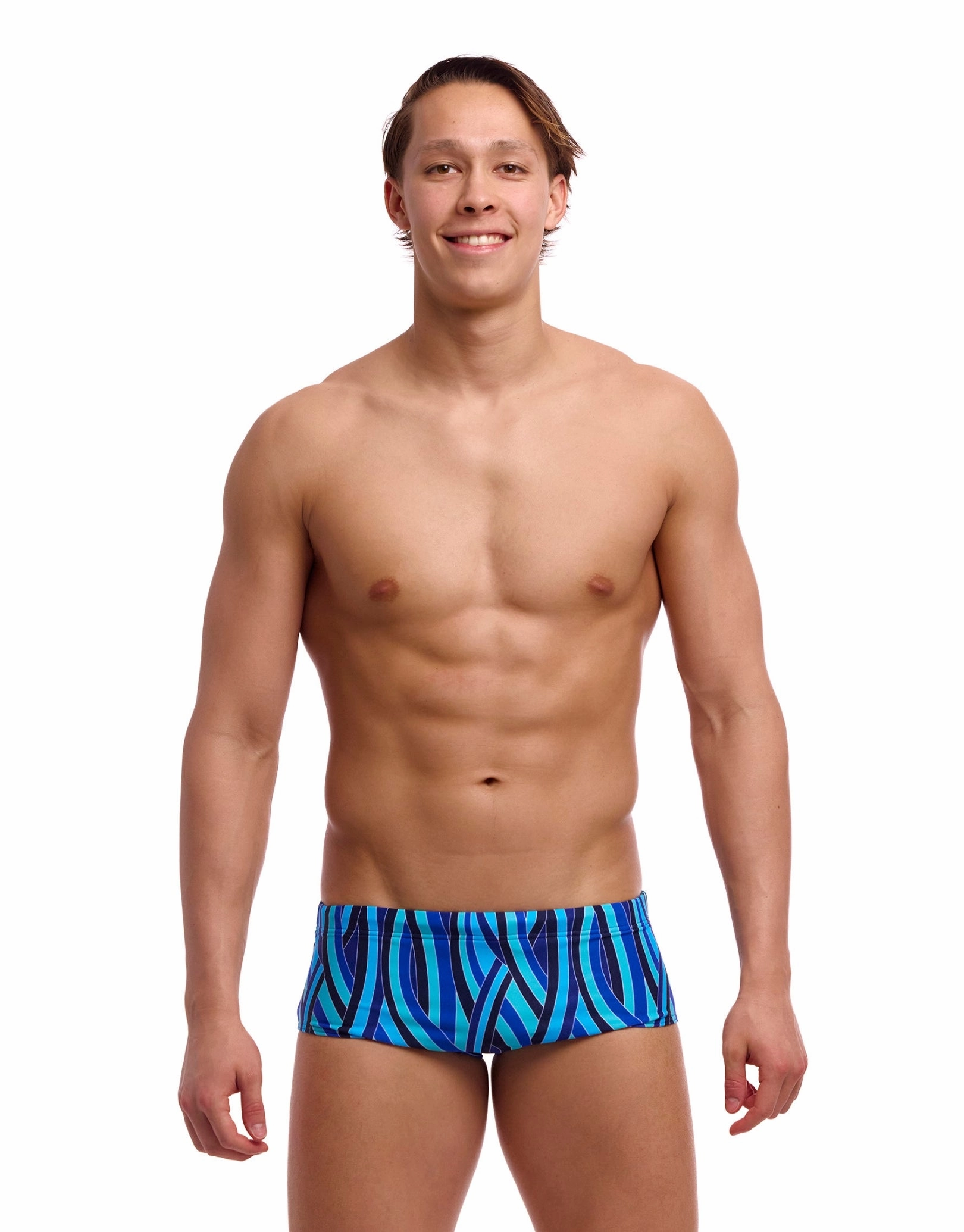 Snork City Sidewinder Swim Trunks - Blue casual mens swimwear, affordable swimwear for men