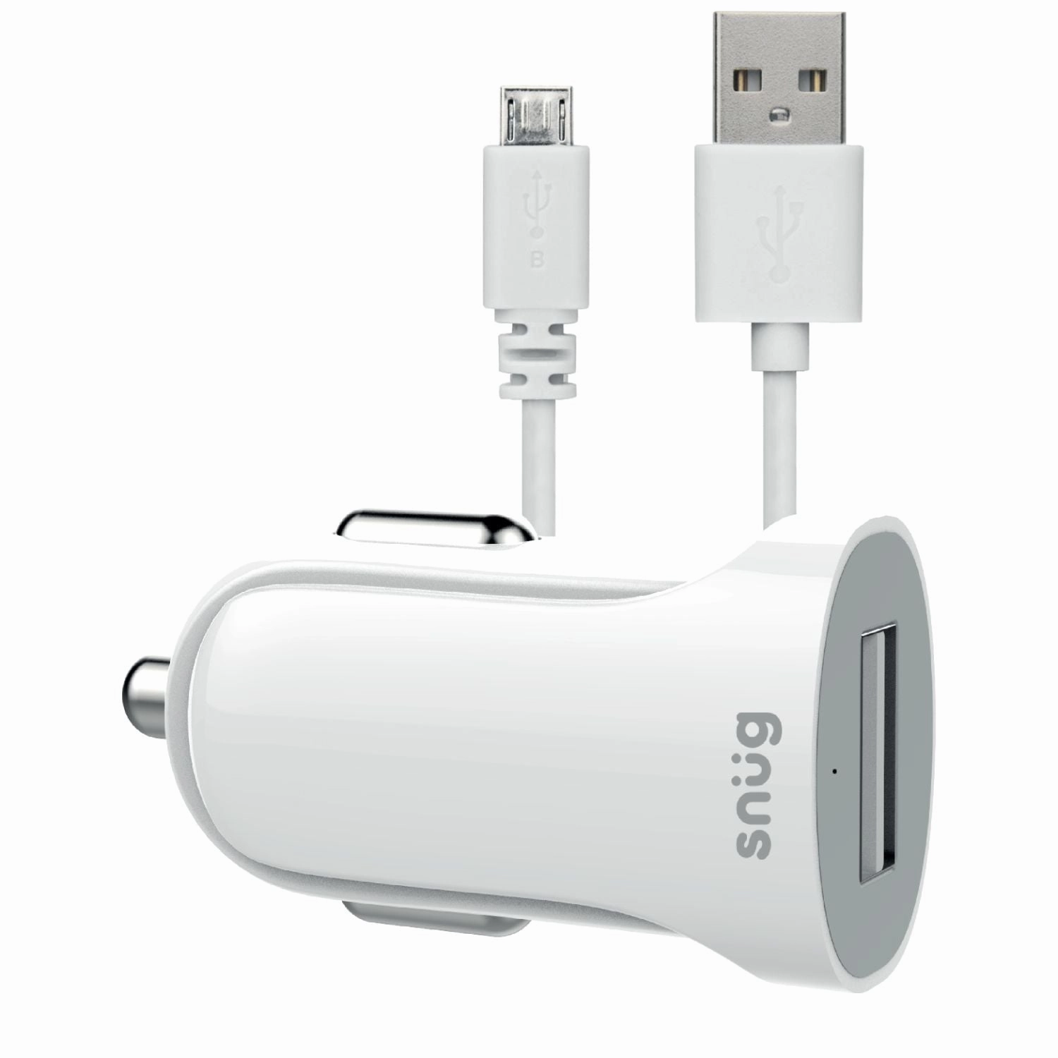 Online Exclusive Savings Save Today Only Snug Lite Usb Port Car Charger With Micro Usb Cable - 2.1A