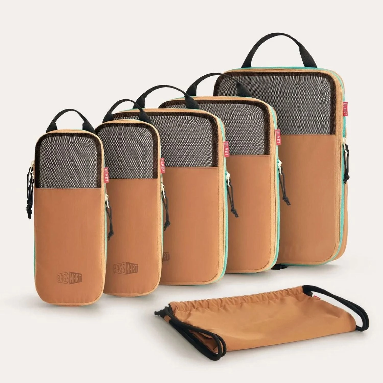 Bagsmart Blast 6-In-1 Compression Packing Cubes Duffel Bag
