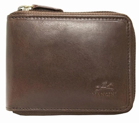 Travel Security Pocket Anti-Theft Bag Mancini Boulder Men'S Rfid Secure Zippered Wallet With Removable Passcase