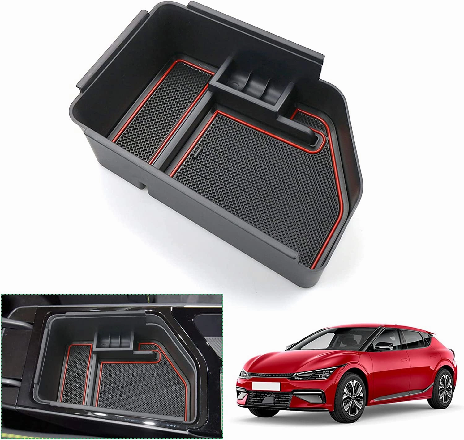 For Kia Ev6 Center Armrest Storage Tray 2021  Best Price Today Save More Online