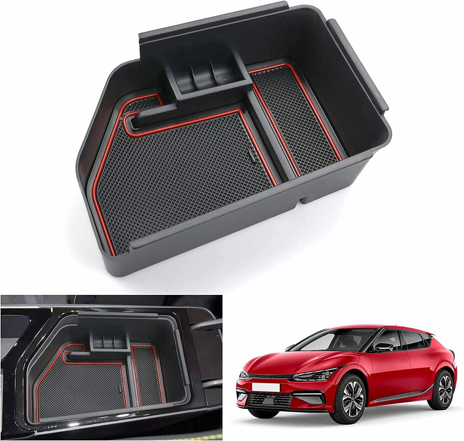 For Kia Ev6 Center Armrest Storage Tray 2021  Perfect Gift Sale