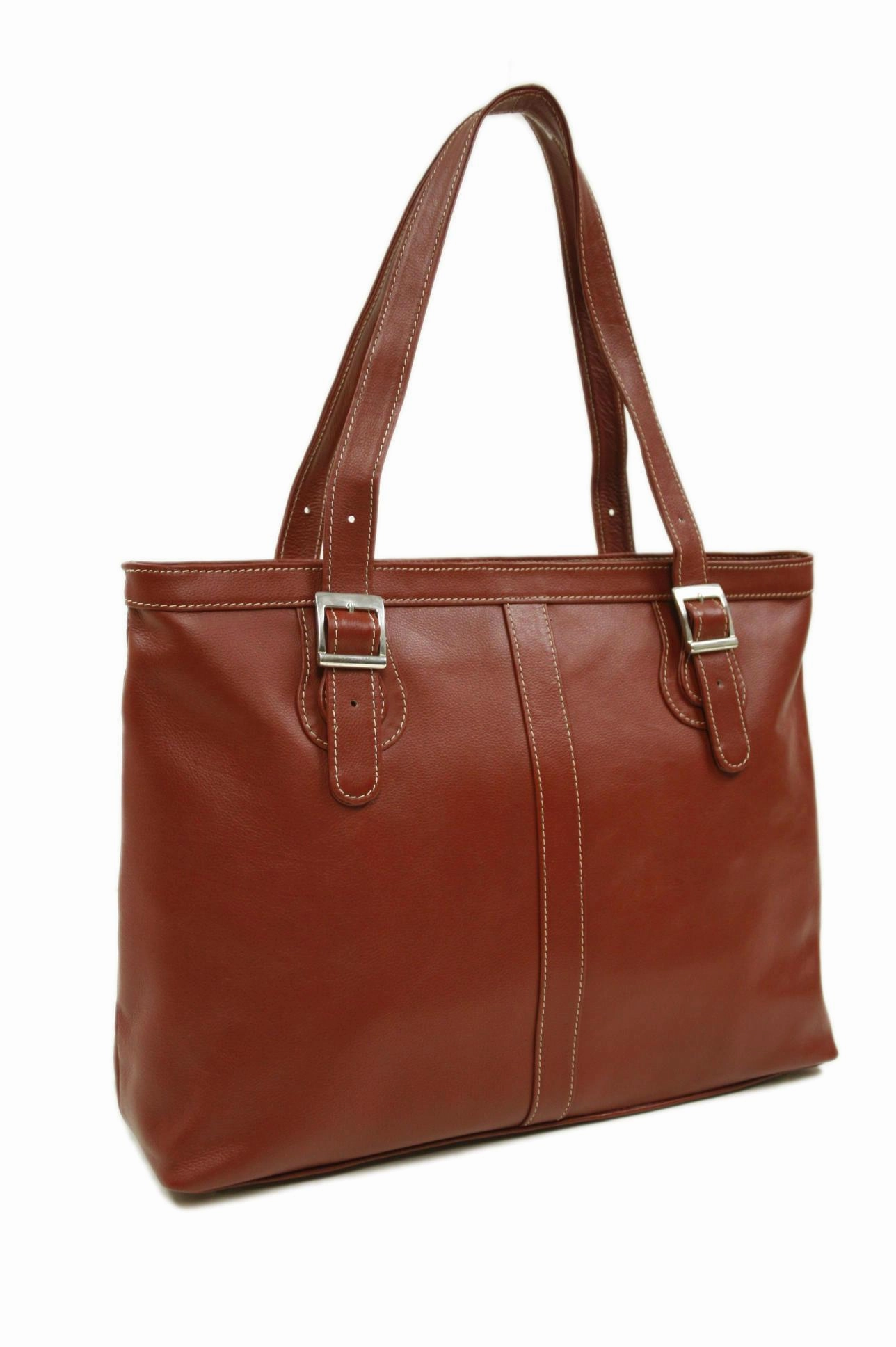 Piel Leather Ladies Laptop Tote Hiking Duffel Outdoor Gear Bag